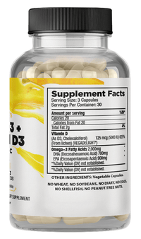 Vegan Omega 3 AND Vitamin D3